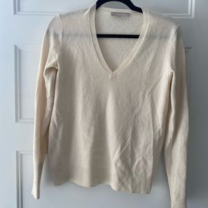 Everlane White Cashmere Sweater, XS